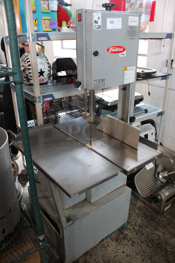 Fleetwood Metal Commercial Floor Style Meat Saw. 115 Volts, 1 Phase. 36x20x67. Tested and Working! - Image 1 of 7