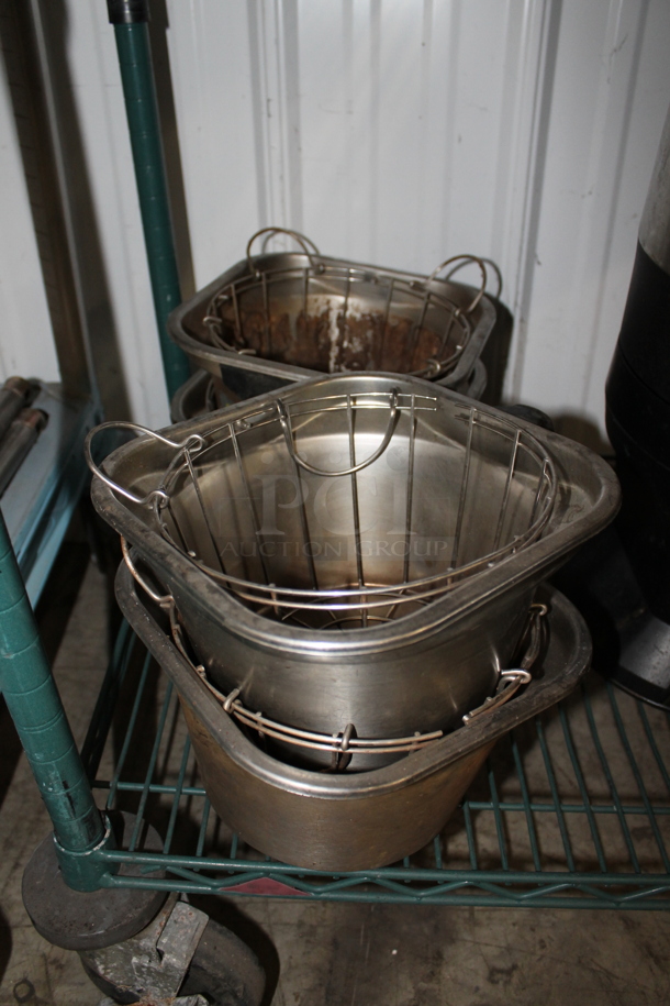 ALL ONE MONEY! Lot of Curtis TXSG1501S600 Metal Beverage Holder Dispenser and 4 Metal Brew Baskets. - Image 3 of 9