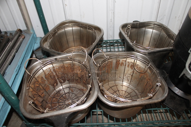 ALL ONE MONEY! Lot of Curtis TXSG1501S600 Metal Beverage Holder Dispenser and 4 Metal Brew Baskets. - Image 8 of 9