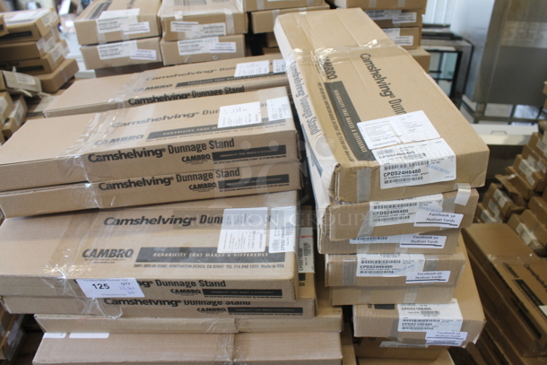 ALL ONE MONEY! PALLET LOT of NEW Cambro CPDS21H6480 Camshelving® Premium Dunnage Stand 21" & Cambro EDS24H6580 Camshelving® Elements Dunnage Stand - 24" x 6 1/2" and MORE! - Image 7 of 8