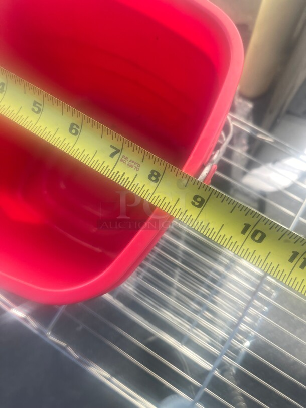 Red Bucket used for Washing Counters - Image 3 of 5