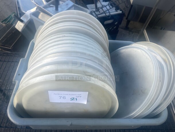 Commercial Plastic Containers Covers NSF 