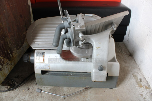 Hobart Model 2912 Stainless Steel Commercial Countertop Meat Slicer w/ Blade Sharpener. 115 Volts, 1 Phase. 27x23x28. Tested and Working! - Image 5 of 8