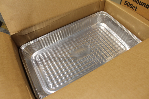 ALL ONE MONEY! MOST NEW IN BOX Lot of 8" Round Pans, Aluminum Pans, Receipt Paper, Lids, Seasoning Containers, Fluorescent Lighting, Halogene Bulb, 500 Count 9" Round Pans, 100 Count Large Salad Bowls/Lids AND MORE!  - Image 7 of 12