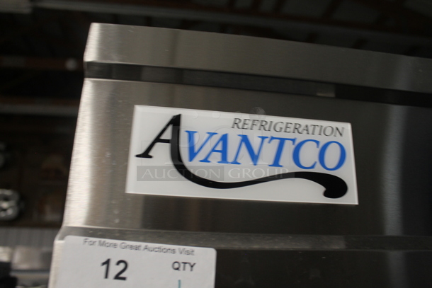 BRAND NEW! 2022 Avantco 178SS1F2HC Stainless Steel Commercial 2 Half Door Reach In Freezer w/ Poly Coated Racks. 115 Volts, 1 Phase. Stock Picture Used For Gallery Picture. Tested and Working! - Image 3 of 10