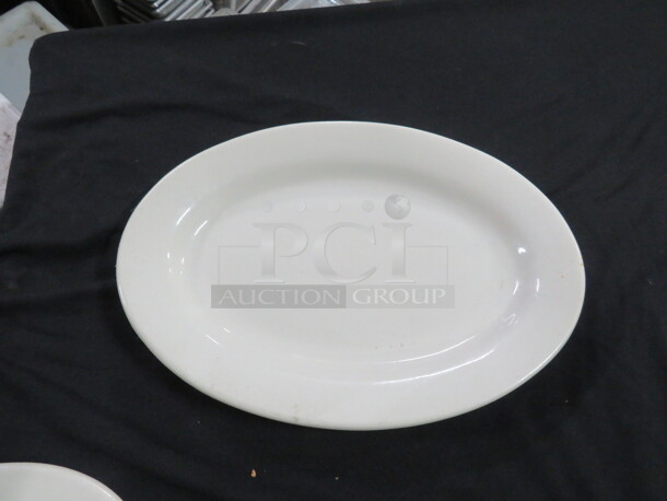 11.5 Inch  White Platter. 10XBID.