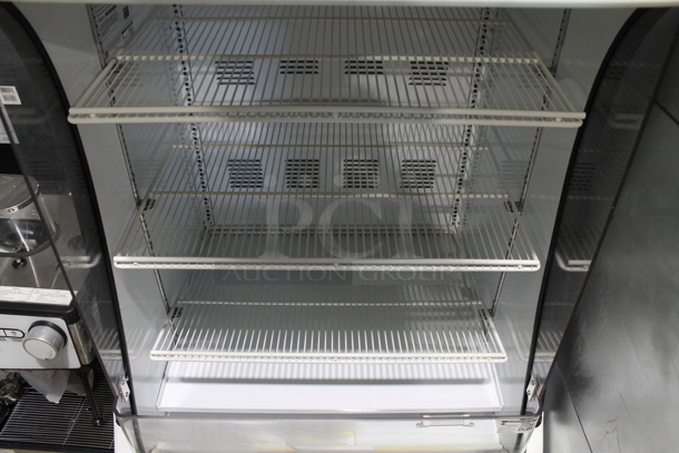 Beverage Air BZ13-1-W Metal Commercial Grab N Go Merchandiser w/ Poly Coated Racks. 115 Volts, 1 Phase. Tested and Working! - Image 2 of 5
