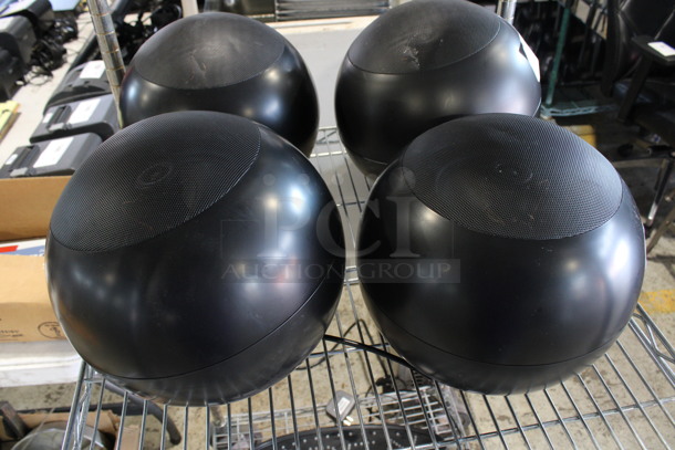 3 OSD Audio Model PC640 Black Round Speakers. 10x10x9. 3 Times Your Bid!