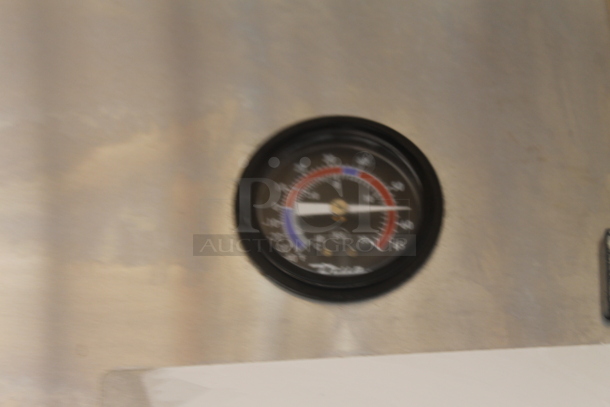 2017 True TG2R-2S ENERGY STAR Stainless Steel Commercial 2 Door Reach In Cooler w/ Poly Coated Racks on Commercial Casters. 115 Volts, 1 Phase. Tested and Working! - Image 3 of 6