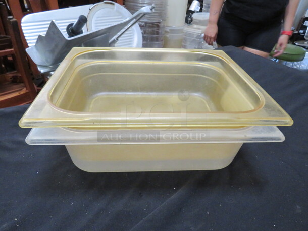 Assorted 1/2 Size 4 Inch Deep Food Storage Container. 2XBID
