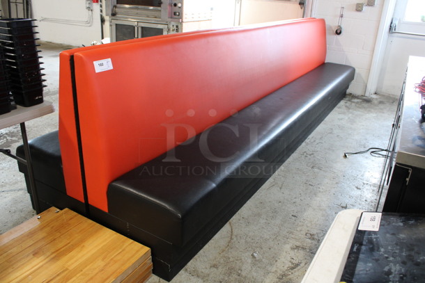 ALL ONE MONEY! Lot of 2 Red and Black Single Sided Booths. 168x24x42