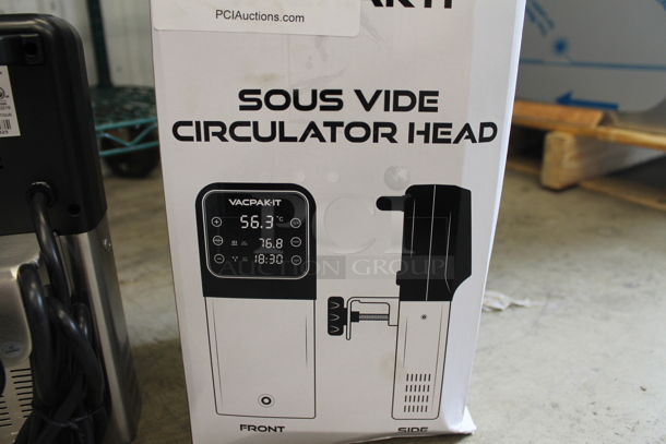 LIKE NEW! Vacpak-it 186SV08 Stainless Steel Commercial 10.5 Gallon Sous Vide Immersion Circulator Head. 120 Volts, 1 Phase. Tested and Working! - Image 6 of 6