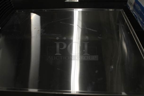 BRAND NEW SCRATCH AND DENT! Avantco 178CBE72HC Commercial Stainless Steel Electric 4-Door Refrigerated Chef Base On Commercial Casters.  115 Volts, 1 Phase. Tested and Working! - Image 2 of 11