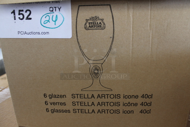 Box of 24 BRAND NEW! Stella Artois Beer Glasses.  - Image 7 of 7