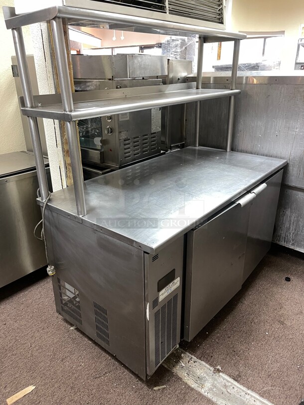 Cold Tech Commercial Prep Sandwich Refrigerated Table NSF 115 Volt With Over Shelve 