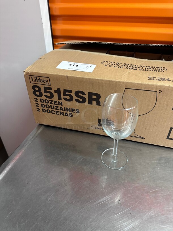 New! Libbey 8515SR Bristol Valley 13.5 oz. Heavy Duty Customizable Round Red Wine Glass NSF  - Image 4 of 6