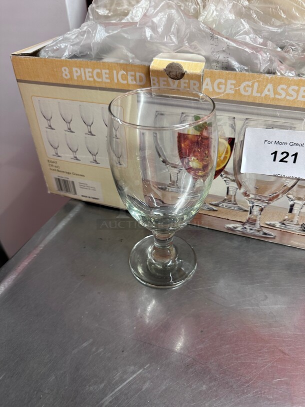 New! Beautiful 19 oz. Customizable All Purpose Wine Glass NSF Heavy Duty  - Image 1 of 5