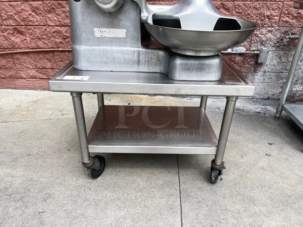 Nice! Stainless Steel Commercial Equipment Stand on Casters NSF  - Image 1 of 6