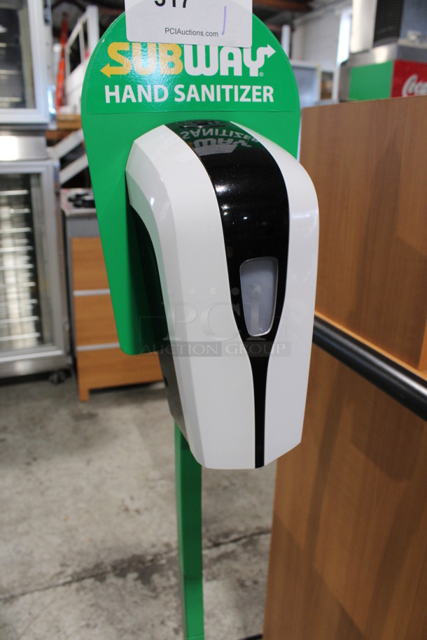 Floor Style Hand Sanitizer Dispenser on Stand. 16x16x51 - Image 3 of 3