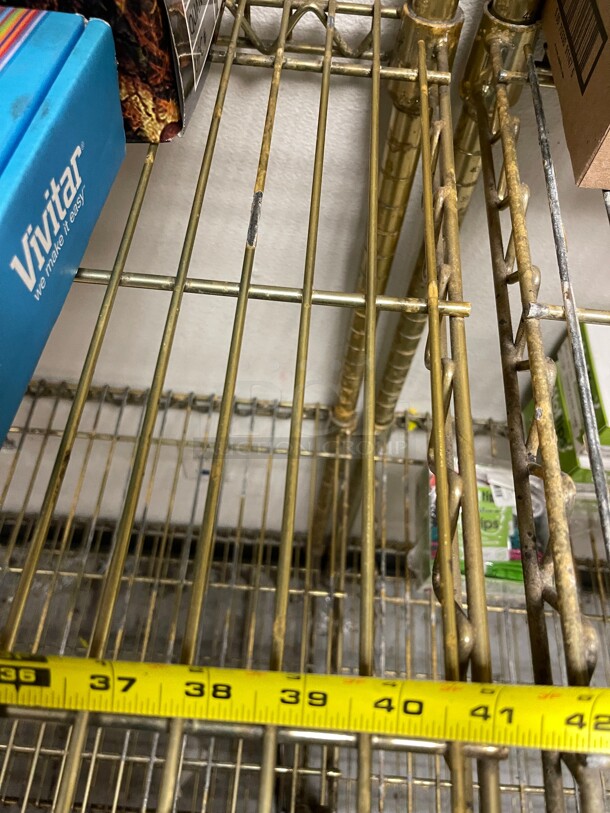 Clean! Stainless Steel Commercial Shelf NSF Gold Color - Image 3 of 5