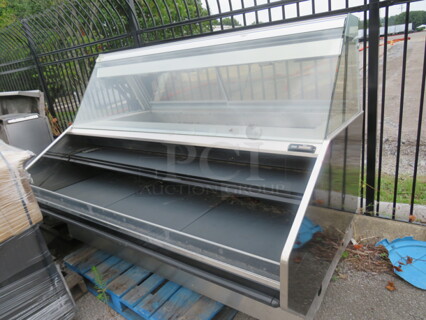 One Barker Heated Display Case. 120/208 Volt. Unable To Test. 74.5X51X57