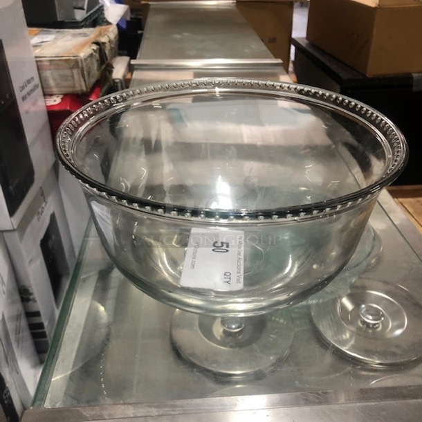 One 10X5 Glass Bowl.