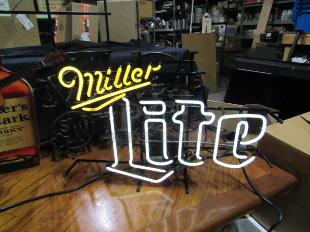 One 25X17 Miller Light Neon.