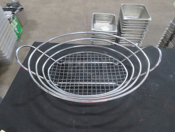16X11X3 Metal Serving Basket. 2XXBID. - Image 1 of 1