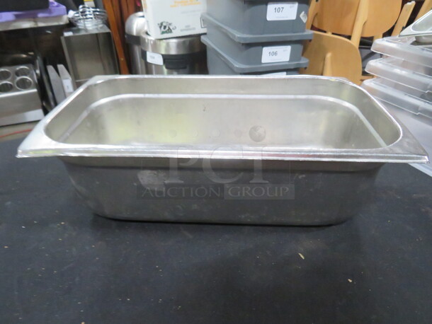 1/3 Size 4 Inch Deep Perforated Hotel Pan. 5XBID - Image 1 of 2