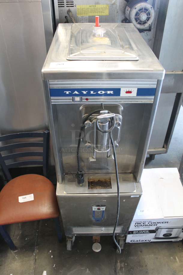 Taylor B441-22 Commercial Stainless Steel Electric One Hopper Shake Machine On Commercial Casters. 208V, 1 Phase. 