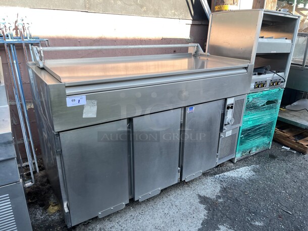 New! RANDELL 52365 REFRIGERATED MEGA TOP BREADING TABLE STATION FRIED CHICKEN NSF 115 Volt Tested and Working!