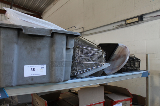 ALL ONE MONEY! Tier Lot of Various Items Including Metal Baskets. - Image 1 of 2