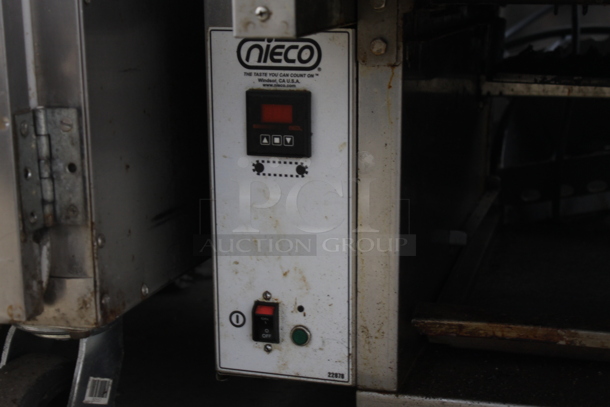 2018 Nieco JF63-2G Stainless Steel Commercial Countertop Natural Gas Powered BroilVection Conveyor Charbroiled Burger Grill. - Image 3 of 8