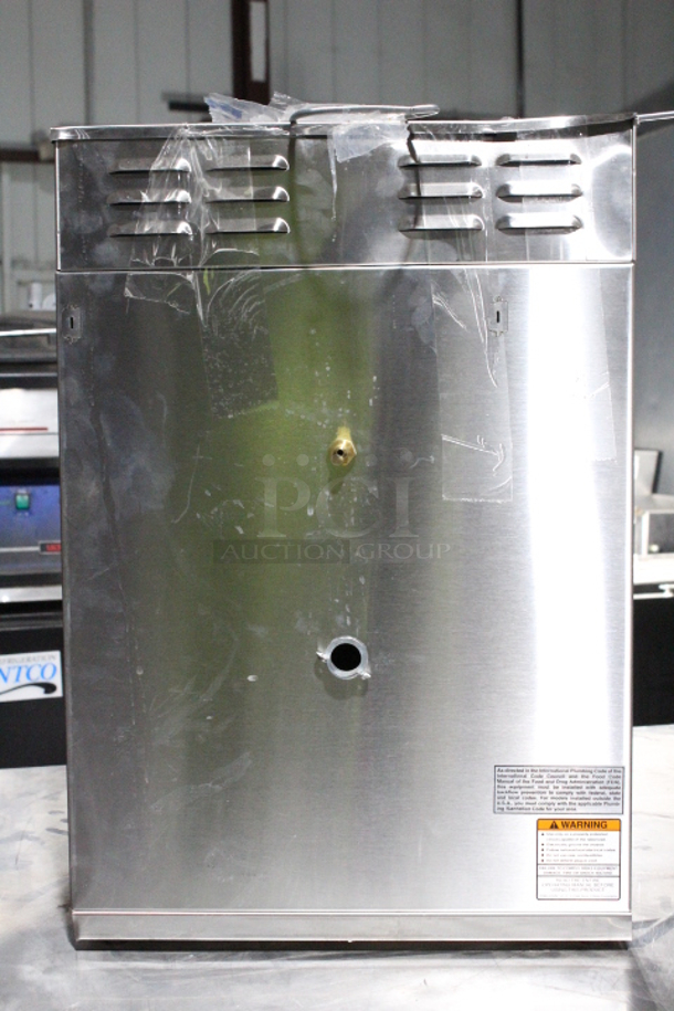 BRAND NEW SCRATCH & DENT! Bunn 38700.0013 Axiom APS Twin Airpot Coffee Brewer - 120/240V. S/N AXAP052089. Unit is dented and power cord is damaged.  - Image 4 of 7