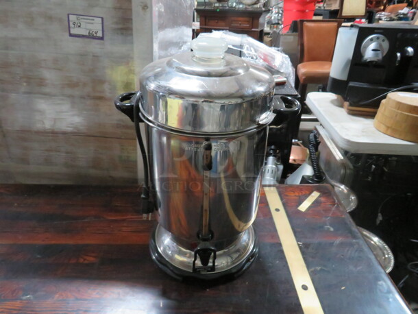 One Hamilton Beach Stainless Steel 60 Cup Coffee Urn/Percolator. 1000 Watts. 120 Volt. #55060. $175.00