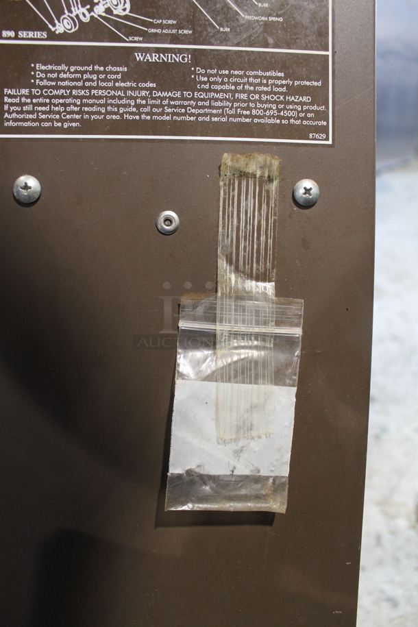 Grindmaster Metal Commercial Countertop Coffee Bean Grinder. 120 Volts, 1 Phase. Tested and Working! - Image 8 of 9