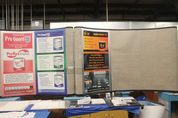 ALL ONE MONEY! Lot of Various Items Including 2 Carpets and Blue Wooden Stand. BUYER MUST REMOVE. - Image 1 of 7