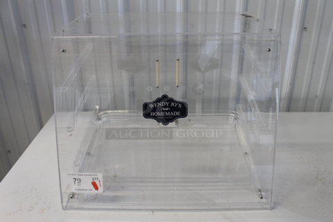 Poly Clear Countertop Dry Merchandising Case.
