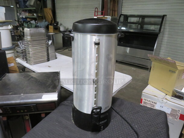 One Proctor Silex 100 Cup Coffee Urn. 120 Volt. Model# CC45. - Image 1 of 1