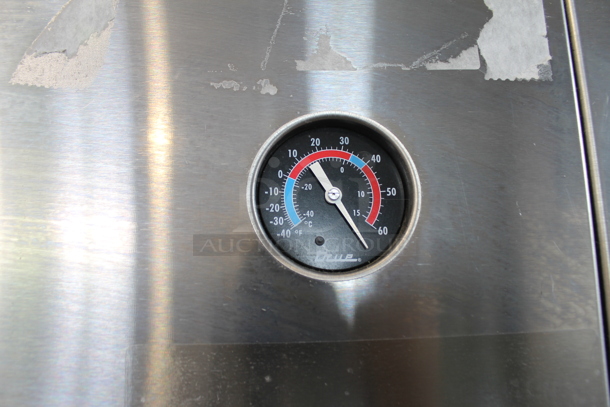 2012 True TG2R-2S ENERGY STAR Stainless Steel Commercial 2 Door Reach In Cooler w/ Poly Coated Racks on Commercial Casters. 115 Volts, 1 Phase. Tested and Powers On But Does Not Get Cold - Image 3 of 11