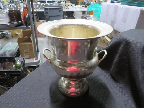 One Silver Plated Urn. 9X10 - Image 1 of 3