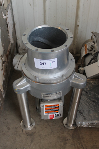 BRAND NEW SCRATCH AND DENT! Hobart FD4/150-1 Commercial Garbage Disposer with Adjustable Flanged Feet. 1 1/2 hp, 208-230/460 Volts.