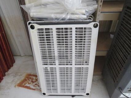 One Poly Shelving Unit With 5-36X24 Shelves And Poles. Assembly Required.