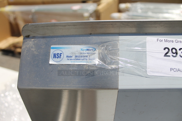 BRAND NEW SCRATCH AND DENT! KoolMore SB121610-16L3 Stainless Steel Commercial 2 Bay Sink w/ Left Side Drain Board. Bays 16x11.5. Drain Board 14x18 - Image 4 of 6