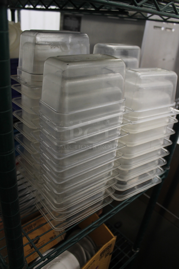 ALL ONE MONEY! Tier Lot of Various Items Including Poly Drop In Bins and Poly Condiment Bottles - Image 4 of 5