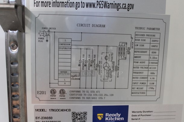 BRAND NEW SCRATCH AND DENT! Avantco 178GDC40HCB Avantco 178GDC40HCB Metal Commercial 2 Door Reach In Cooler Merchandiser w/ LED Lighting on Commercial Casters. 115 Volts, 1 Phase. Tested and Working!
 - Image 7 of 8