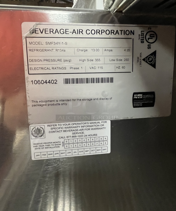 Beverage Air Milk Cooler on Casters, 115V, 1 Phase - Image 2 of 4