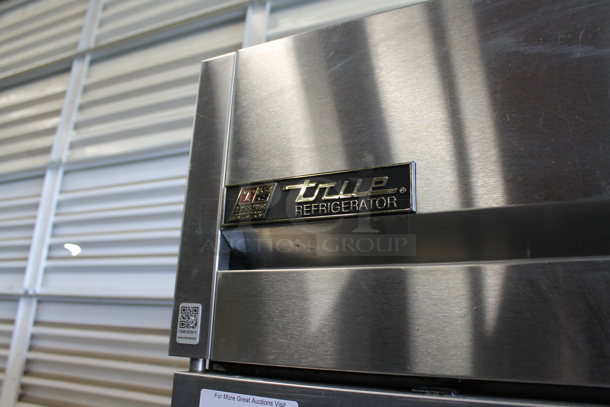 2014 True TG1R-1S ENERGY STAR Stainless Steel Commercial Single Door Reach In Cooler w/ Poly Coated Racks. 115 Volts, 1 Phase. Tested and Working! - Image 6 of 6