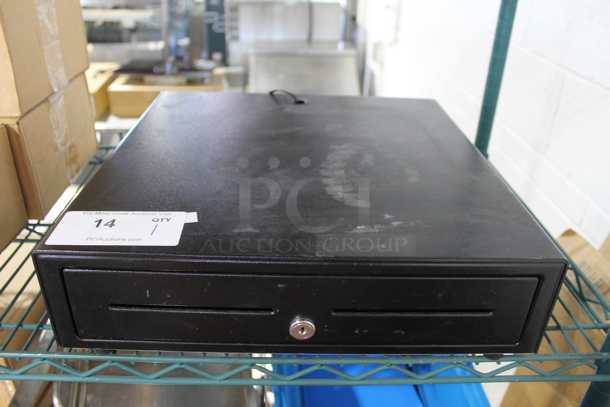 Black Metal Cash Drawer. - Image 1 of 2