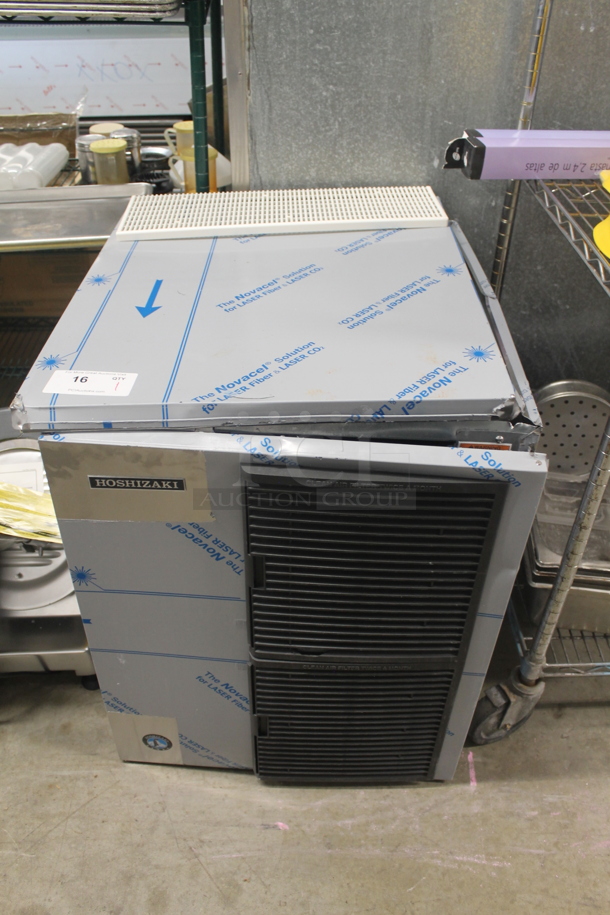 BRAND NEW SCRATCH AND DENT! 2023 Hoshizaki KM-660MAJ Commercial Stainless Steel Ice Maker Head. 115V, 1 Phase.   - Image 1 of 9